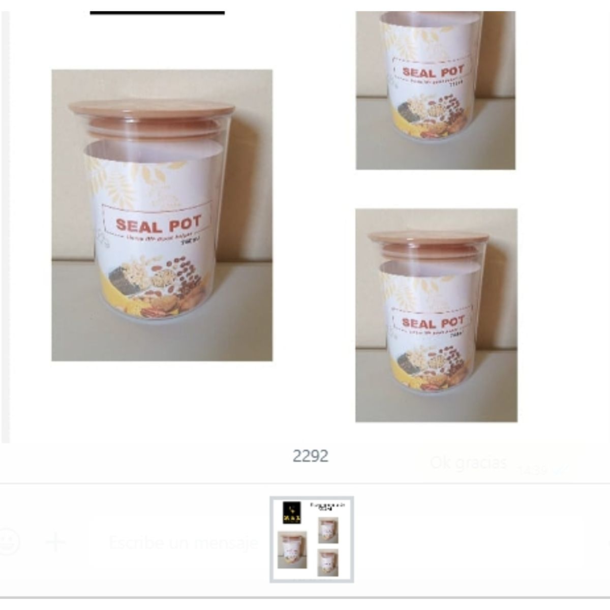 GENERICO - Especiero Redondo 750 Ml Para Alimentos