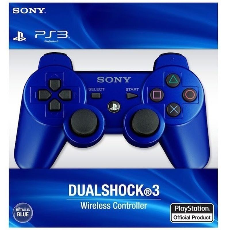 GENERICO - Control Mando Joystick Ps3 Dualshock 3 Azul