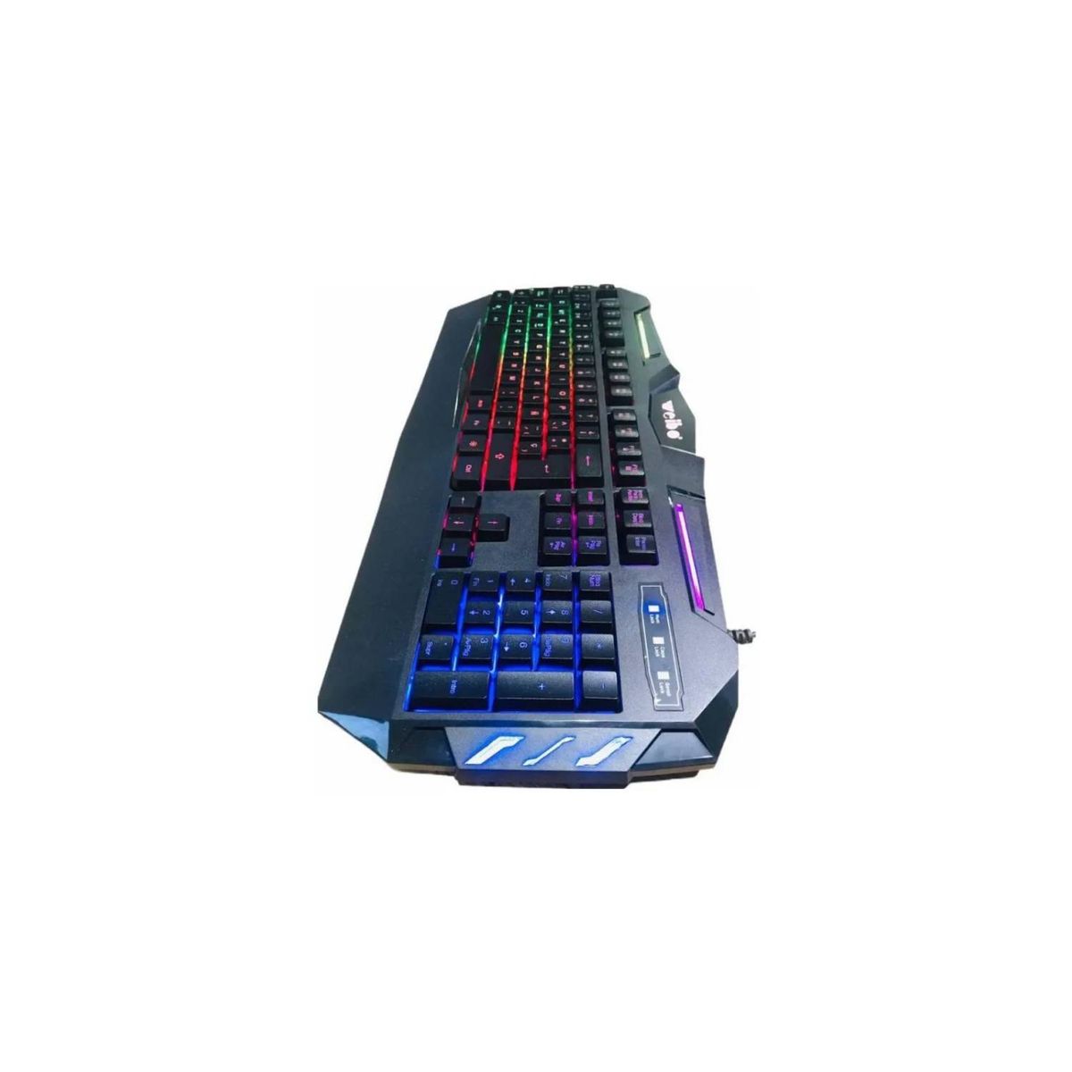 GENERICO - Kit Teclado Mecanico Y Mouse Dip 7 Botones Gamer Weibo Rgb