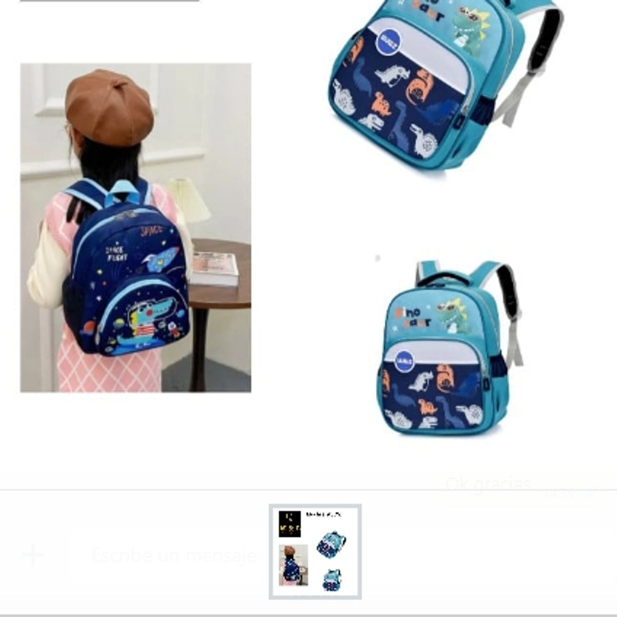 GENERICO - Mochila WJWZ Escolares Morral Para Niños