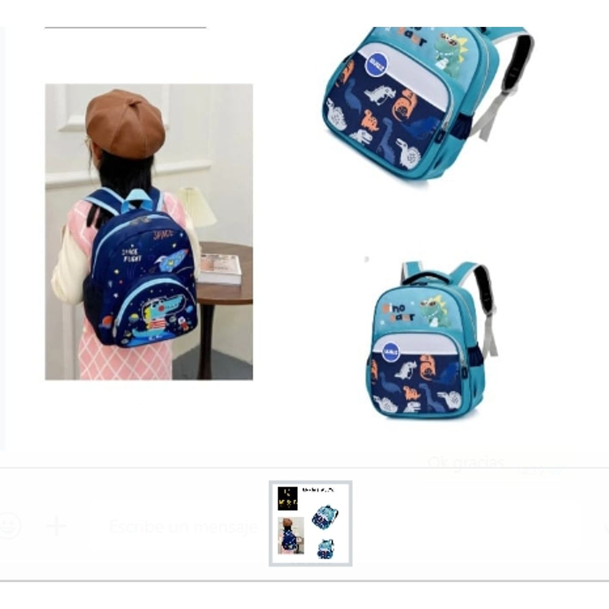 GENERICO - Mochila WJWZ Escolares Morral Para Niños