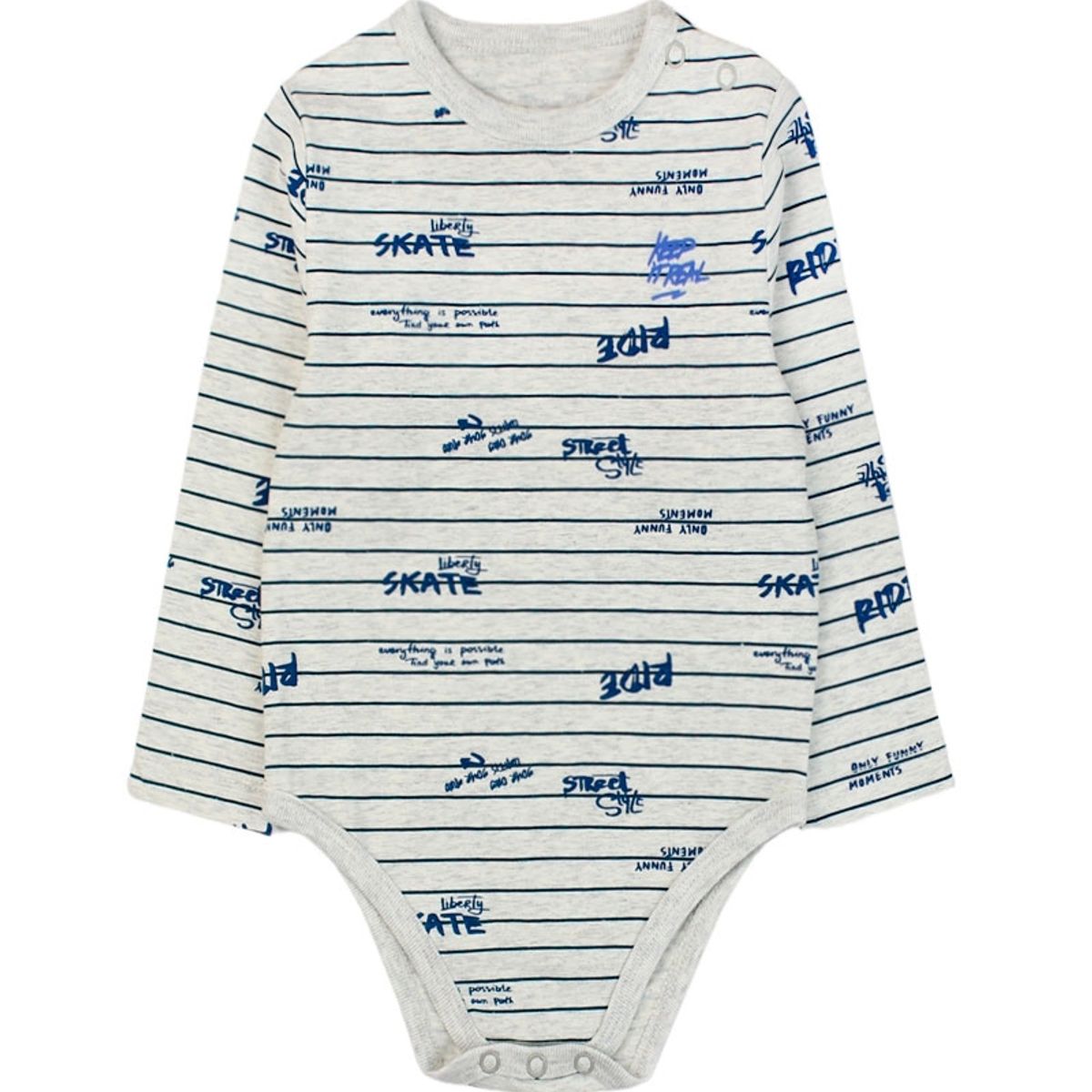 FICCUS - Body Bebé Niño Liberty Gris