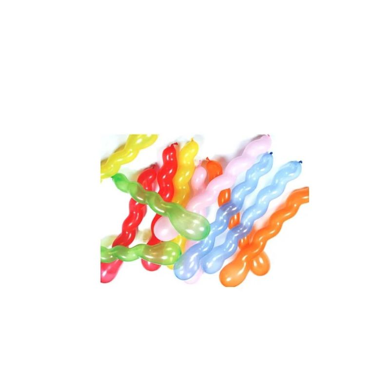 GENERICO - Globos Ondulados Colores Surtidos 4pcs