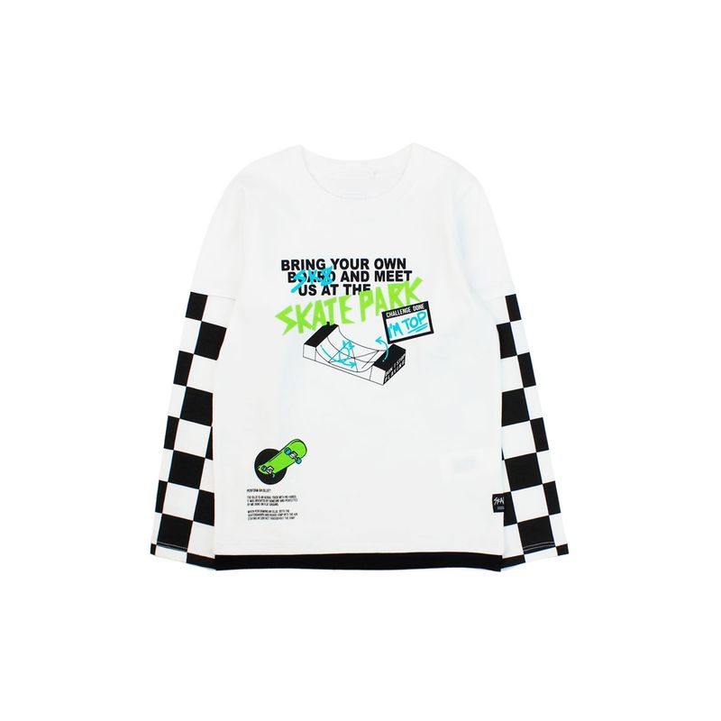 FICCUS - Polera Kids Niño Liberty Blanco