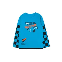 FICCUS - Polera Kids Niño Liberty Esmeralda