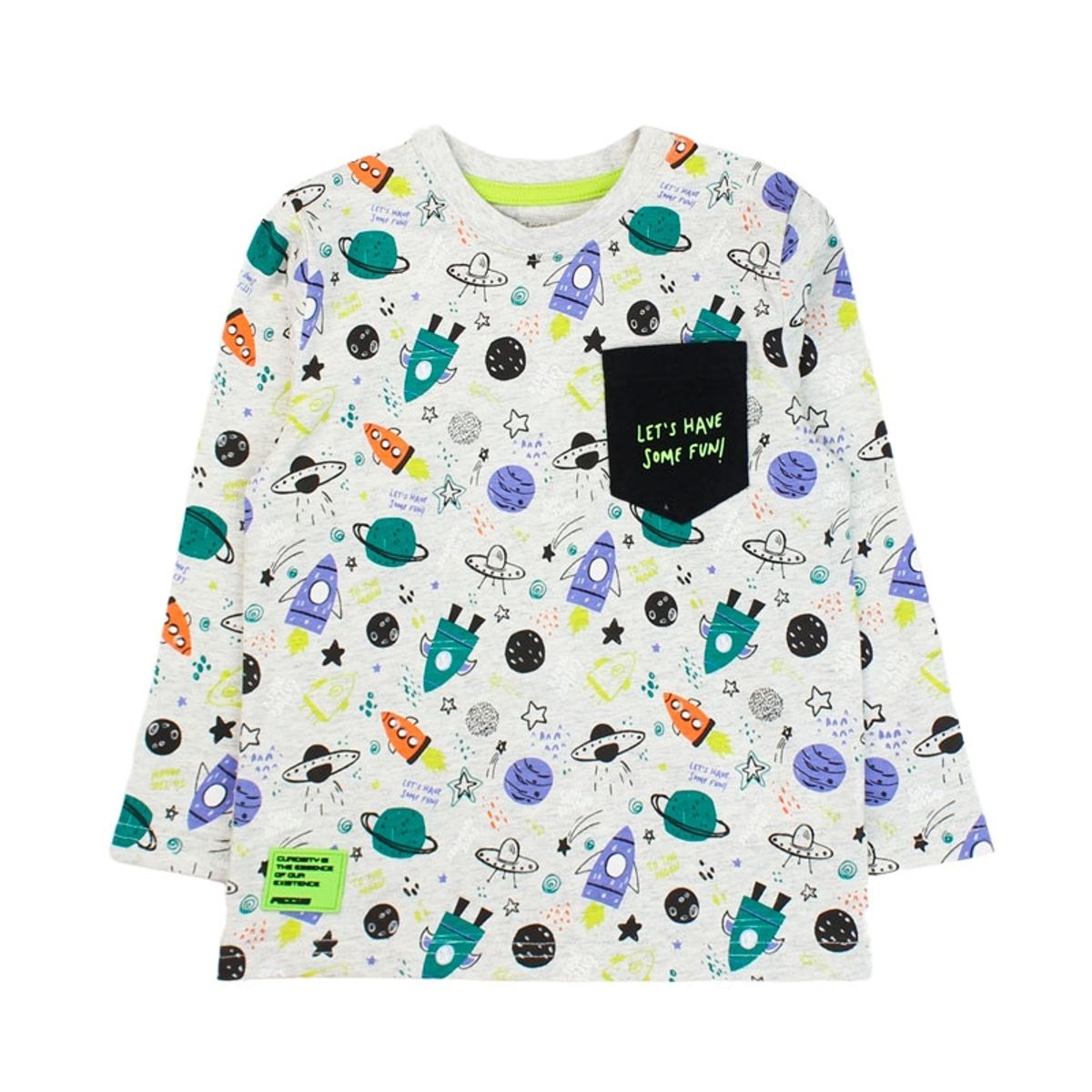 FICCUS - Polera Bebé Niño Cosmic Gris