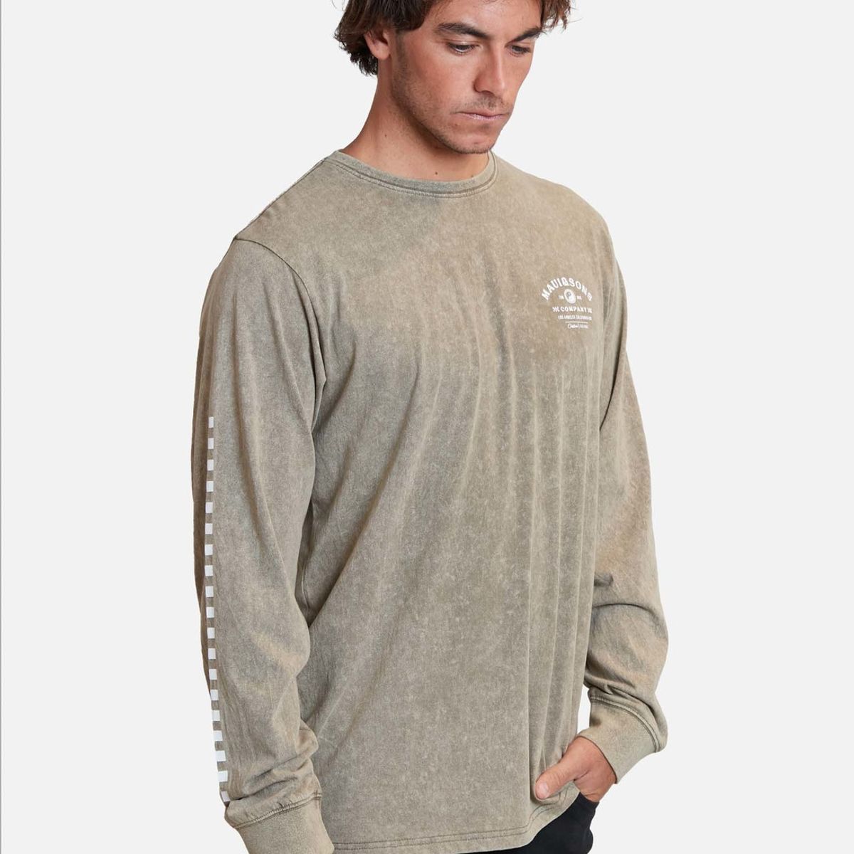 MAUI AND SONS - Polera yinyan surfco Verde Hombre Maui And Sons