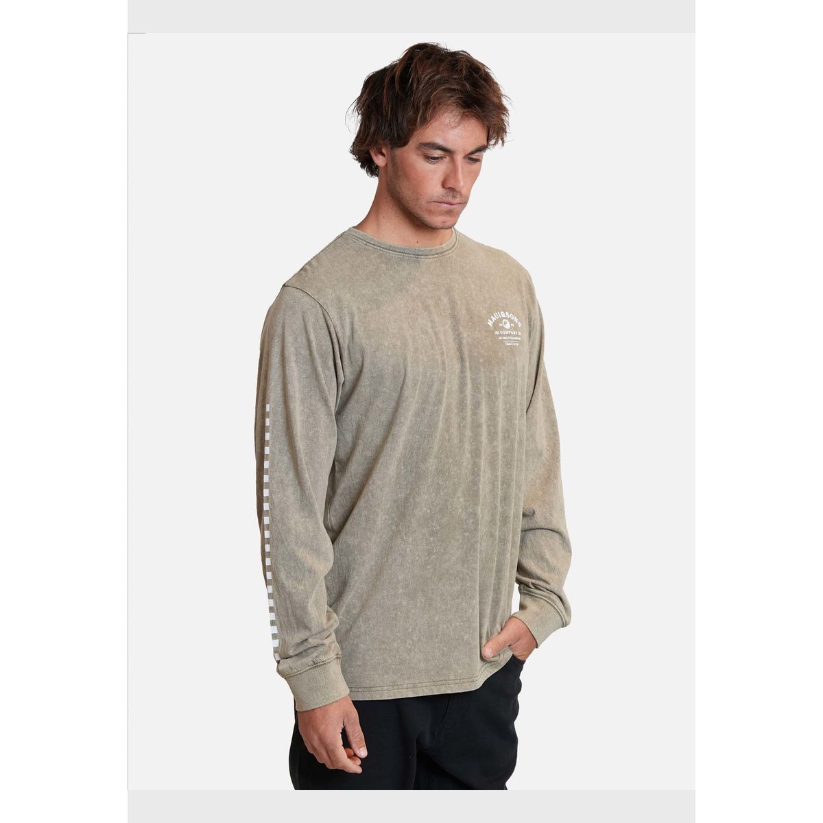 MAUI AND SONS - Polera yinyan surfco Verde Hombre Maui And Sons