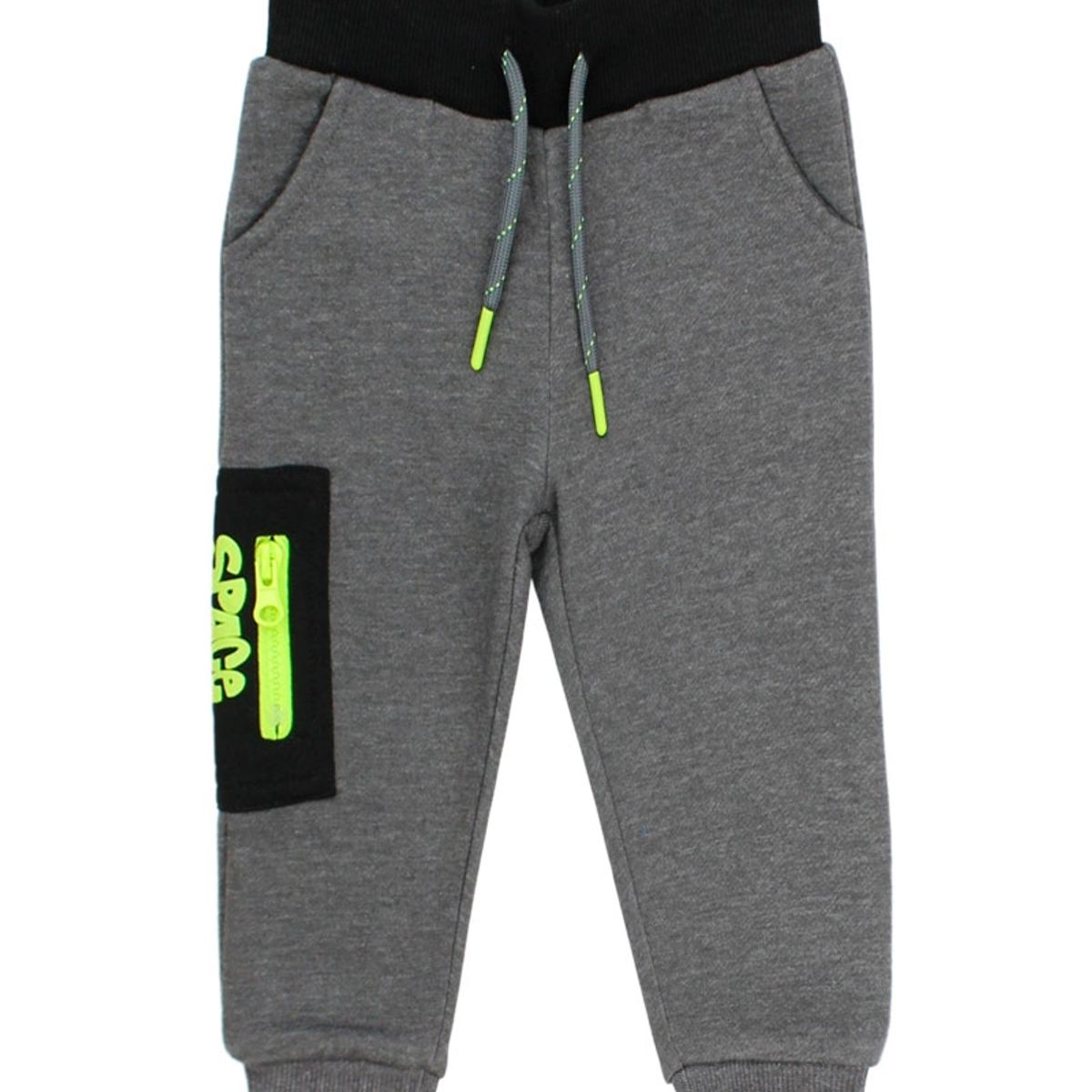FICCUS - Pantalón buzo Bebé Niño Cosmic Gris Oscuro