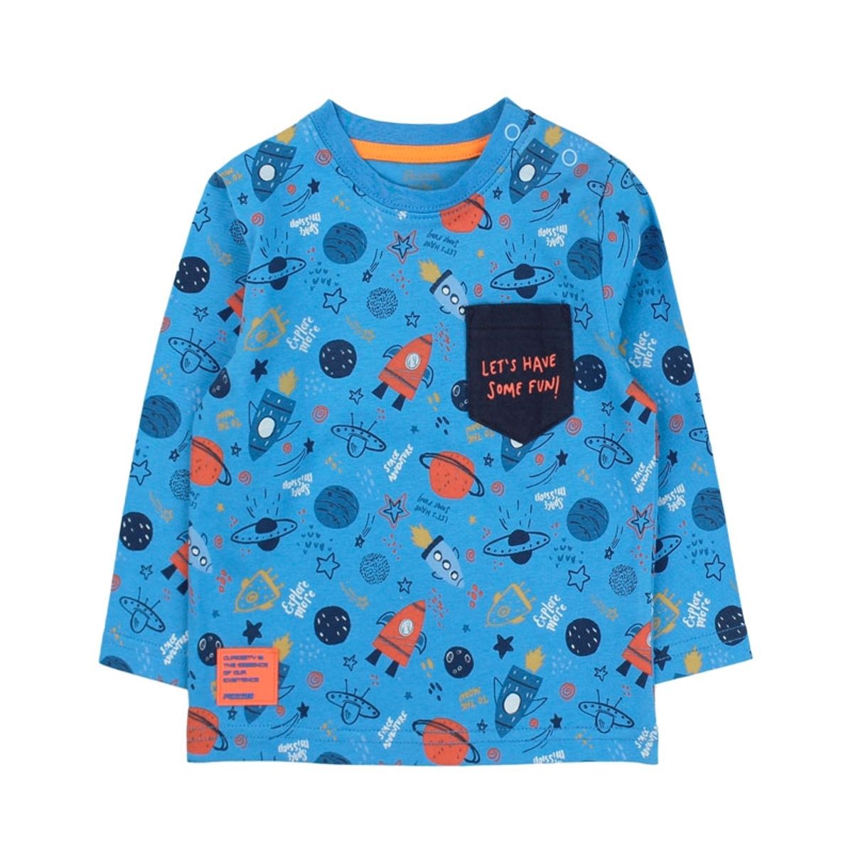 FICCUS - Polera Bebé Niño Cosmic Turquesa