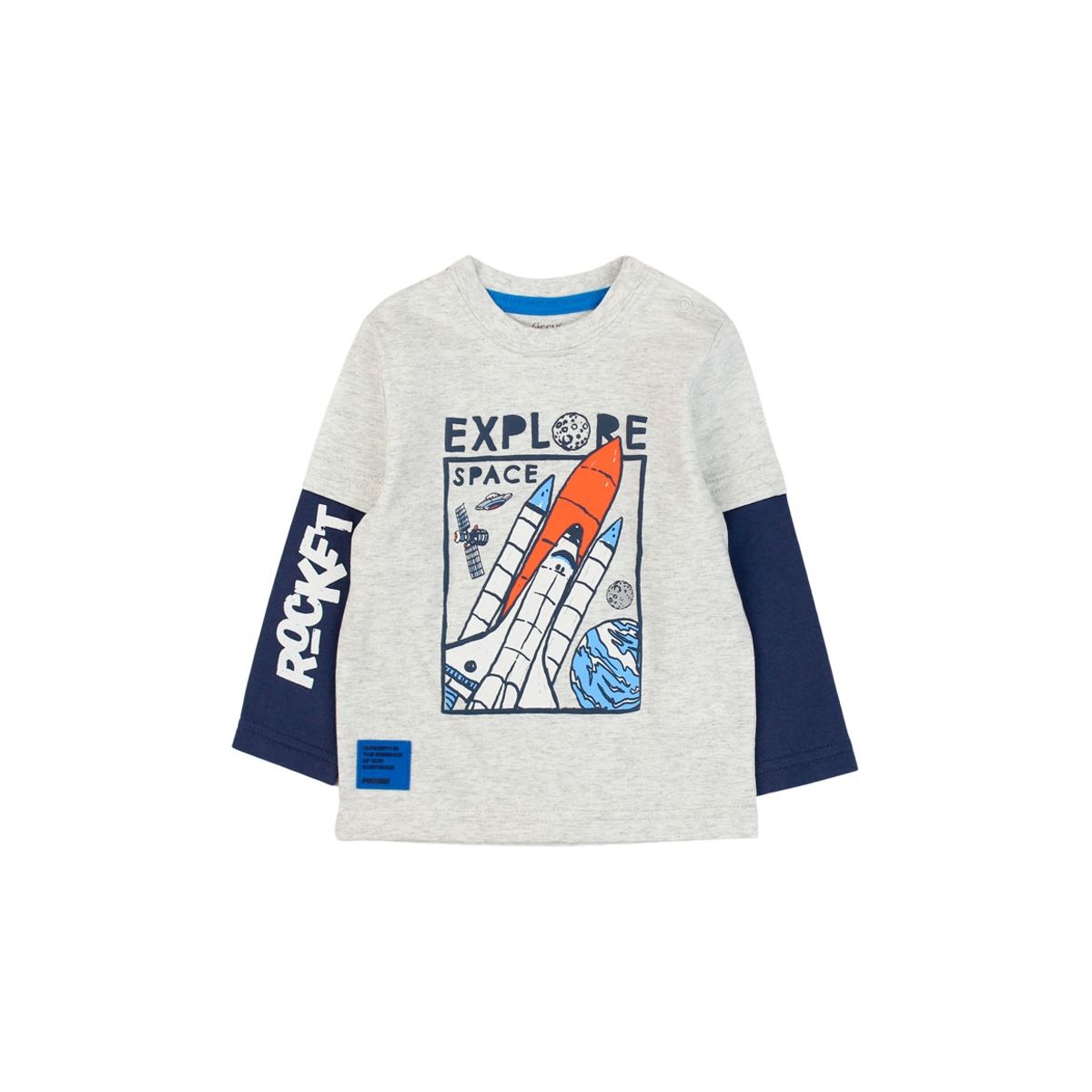 FICCUS - Polera Bebé Niño Cosmic Gris