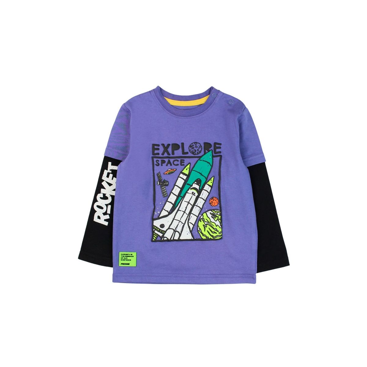 FICCUS - Polera Bebé Niño Cosmic Morado