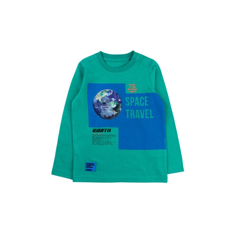 FICCUS - Polera Kids Niño Cosmic Verde