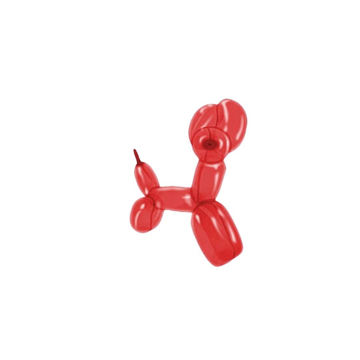 GENERICO - Globos Largos 40 Pcs 28 Cm Rojo