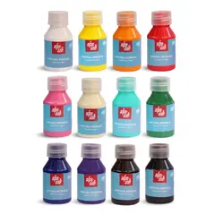 GENERICO - Set de 12 Pinturas Acrilicas 70 ml - Alpa Arte