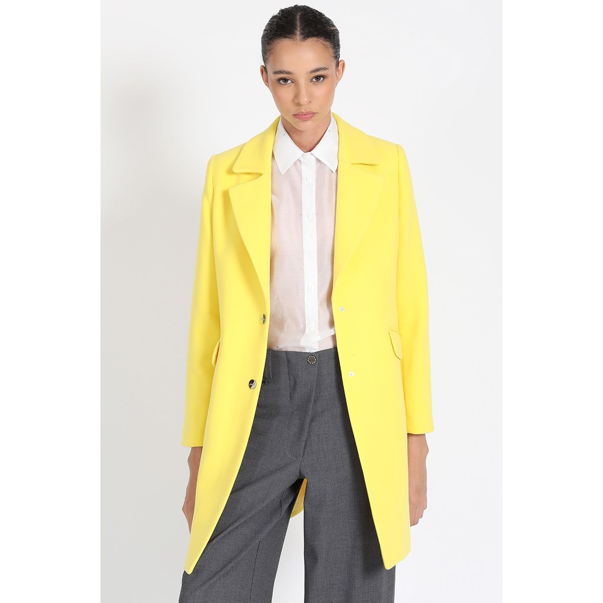 LIOLA - Chaqueton Basico Muflon Amarillo Liola