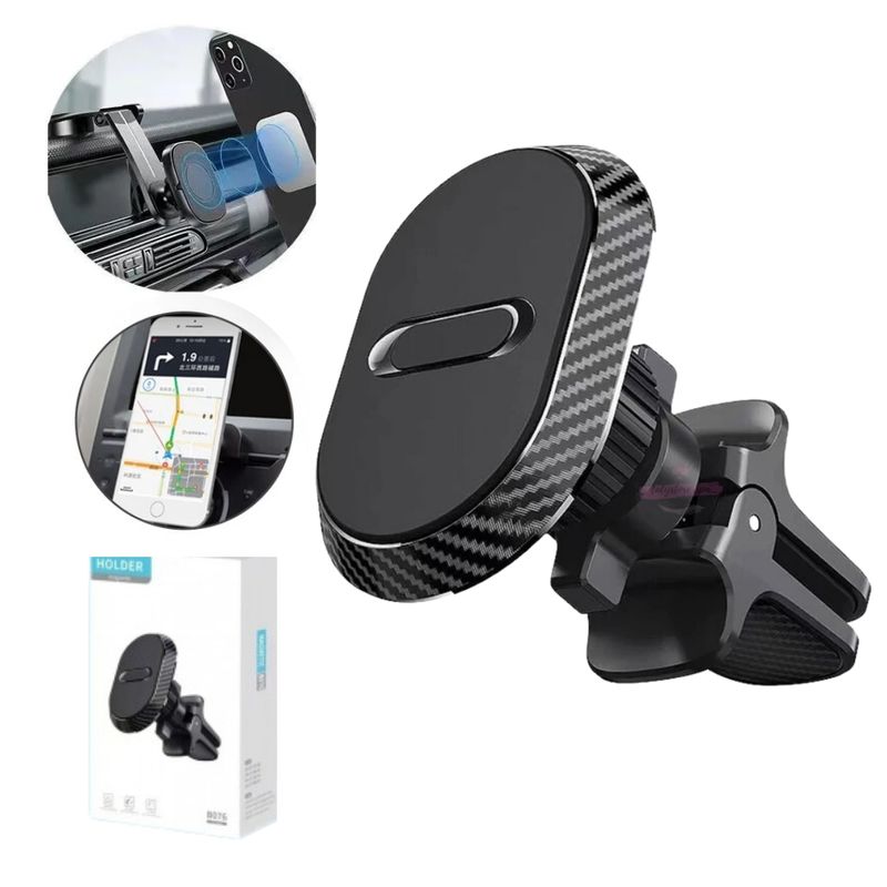 GENERICO - Soporte Magnetico Para Celular Rejilla Carro