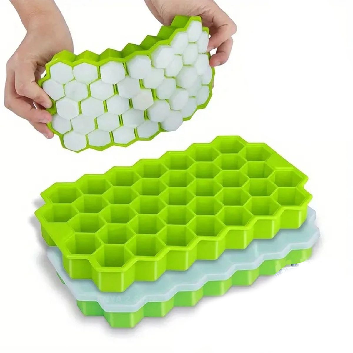 GENERICO - Bandeja Silicona Cubos De Hielo Molde Hielera Panal