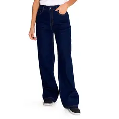 CAT - Jeans Denim Mujer Triblend Stretch Wide Leg Azul