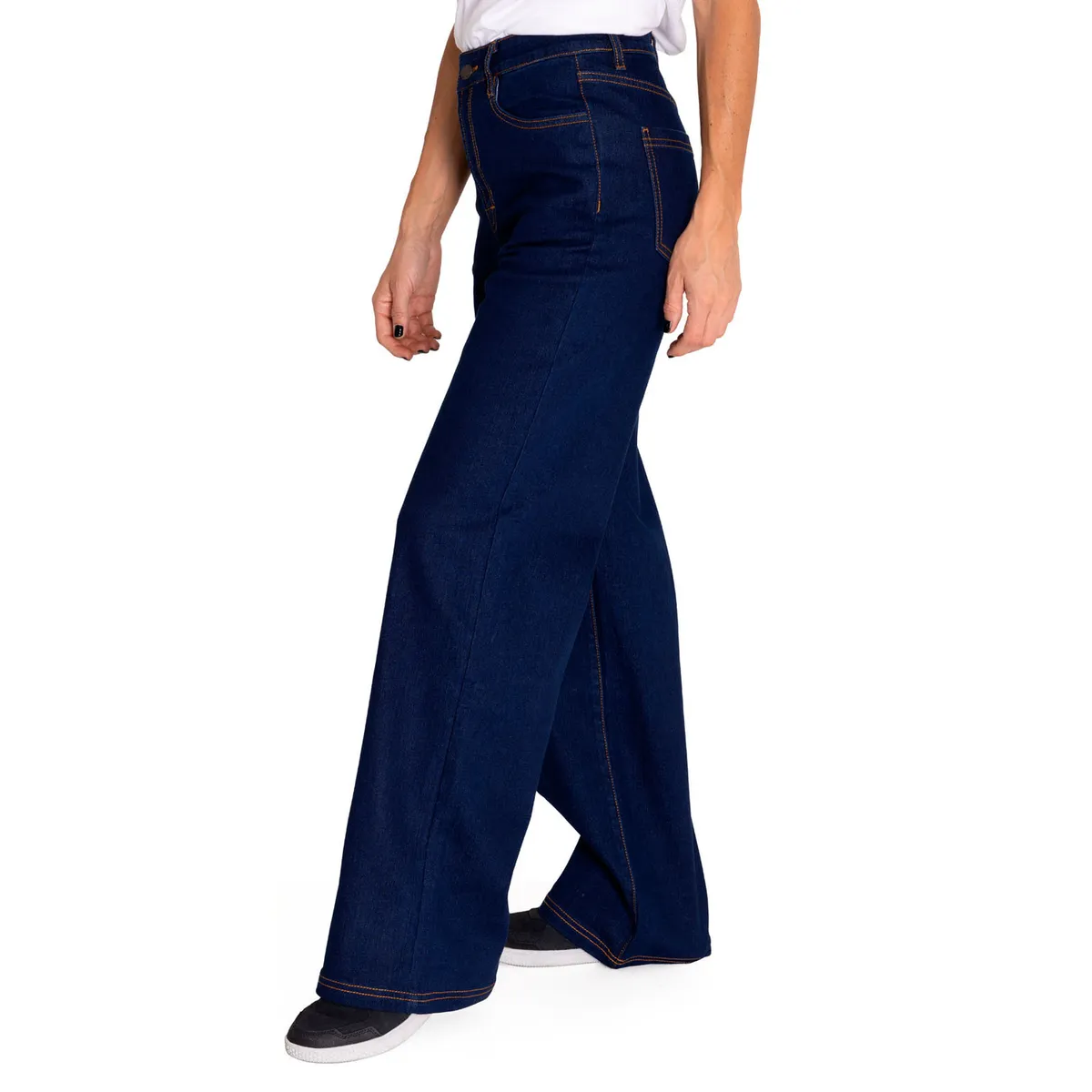 CAT - Jeans Denim Mujer Triblend Stretch Wide Leg Azul CAT CAT
