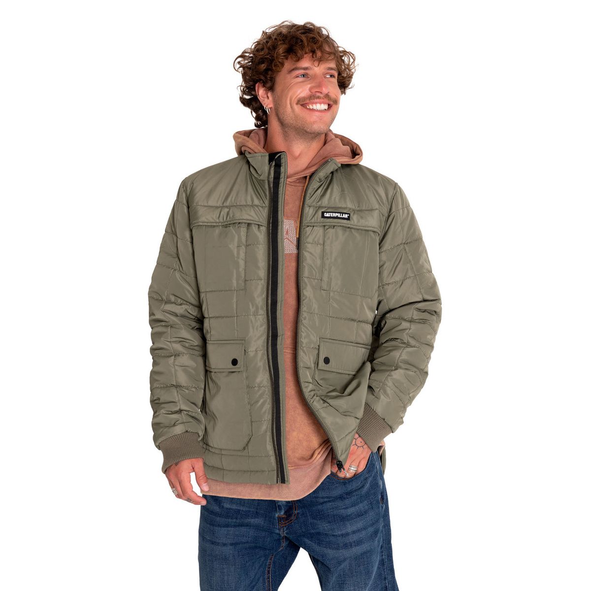 CAT - Chaqueta Casual Hombre Terrain Jacket Verde CAT