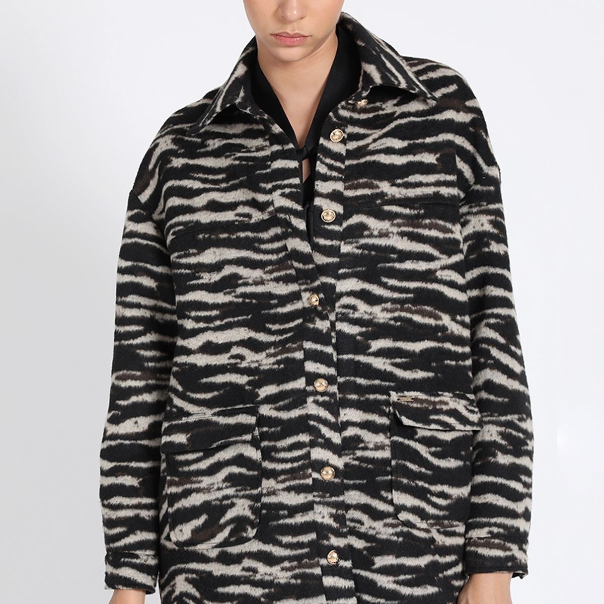 LIOLA - Sobrecamisa Soft Fantasia Animal, Beige Liola