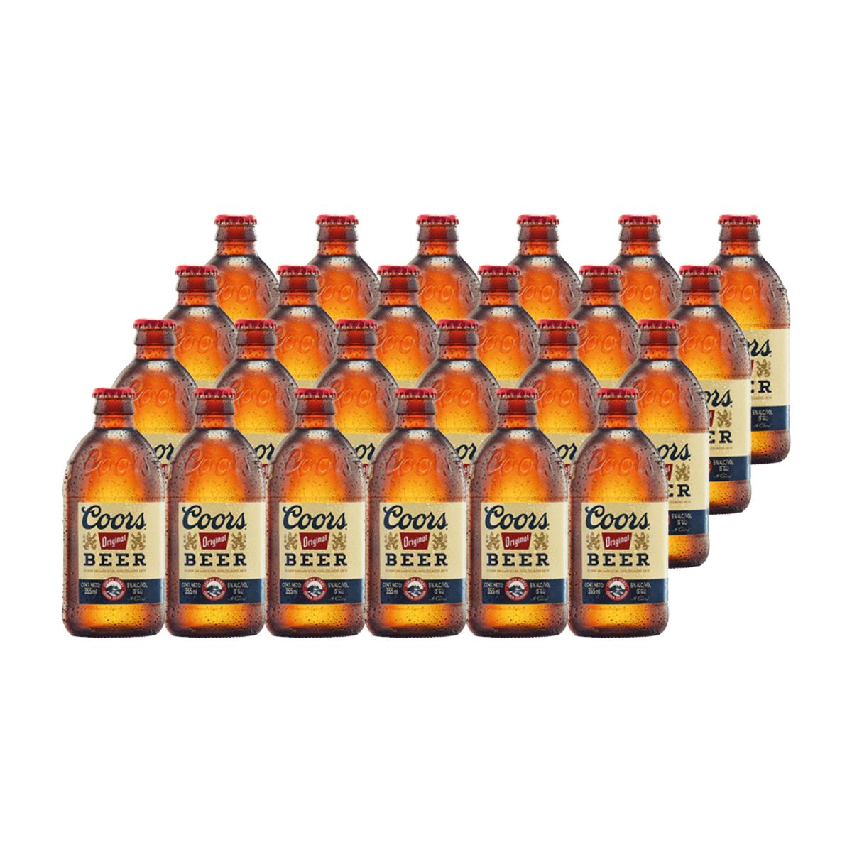 GENERICO - 24X Cerveza Coors Botellín 5° 355Cc