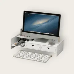 GENERICO - Elevador de monitor organizador de escritorio