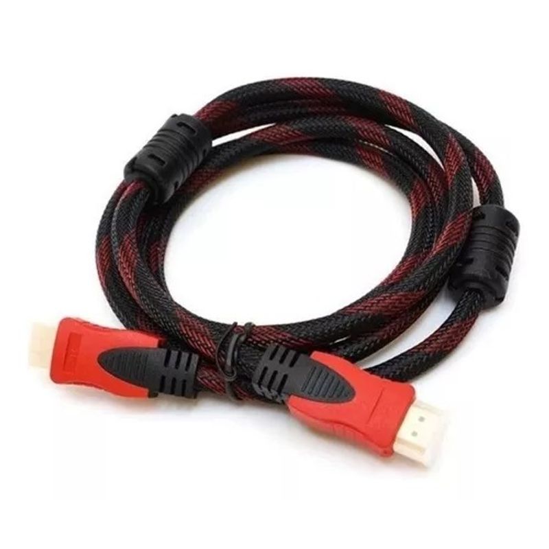 GENERICO - Cable Hdtv 1.5 Metros Full Hd Blindado,enmallado Y Reforzado 260001