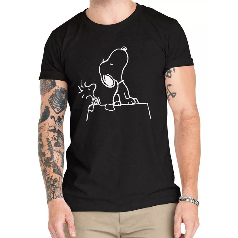 ROLY - Polera Snoopy Woodstock Algodón