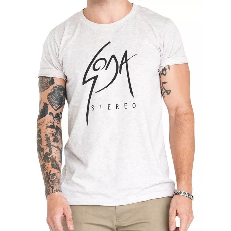 ROLY - Polera Soda Stereo Clásico Cerati Algodón