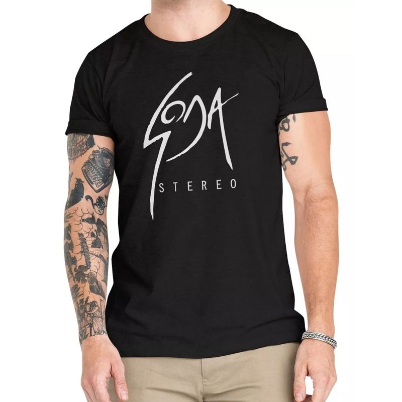 ROLY - Polera Soda Stereo Clásico Cerati Algodón