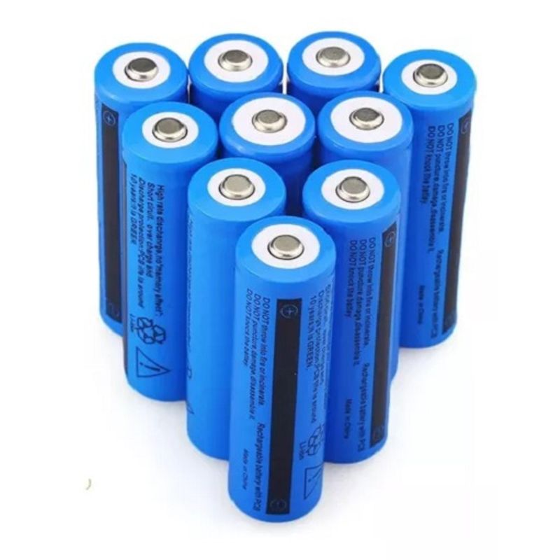 GENERICO - X5 Baterias 18650 Recargables 3.7v 6800mah Para Linterna Led