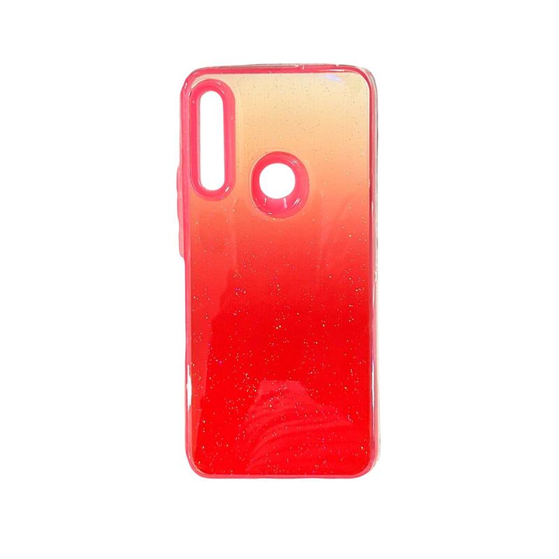 GENERICO - CARCASA PARA HUAWEI Y 9 PRIME EN DEGRADE color ROJO