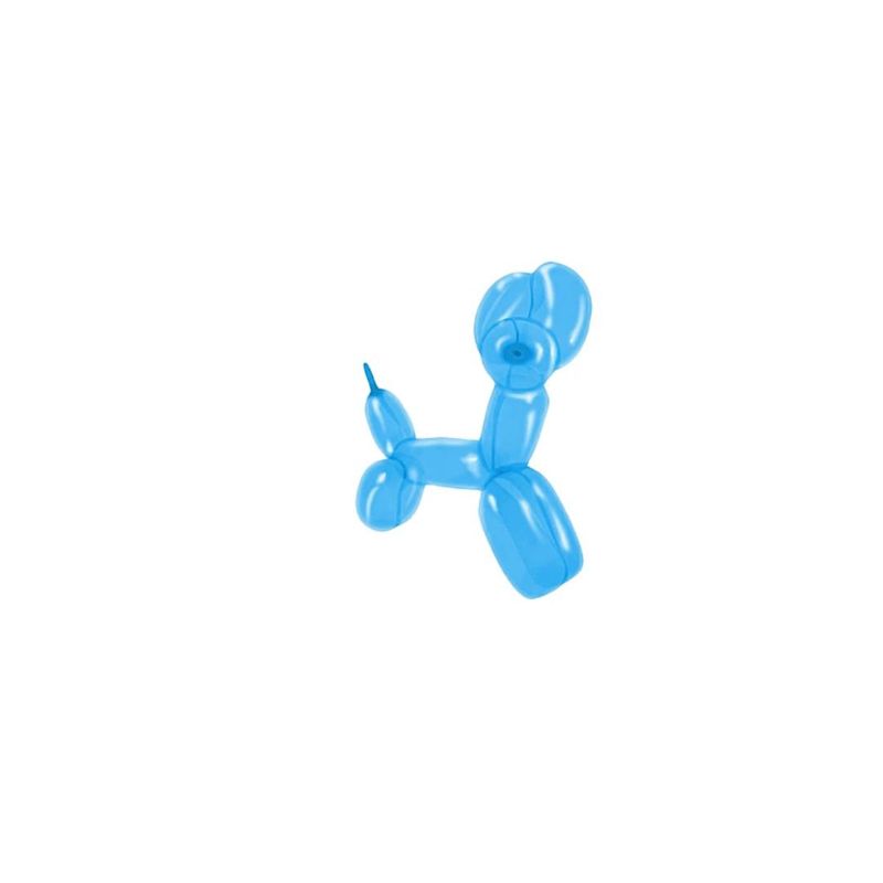 GENERICO - Globos Largos 40pcs 28cm Azul Cielo