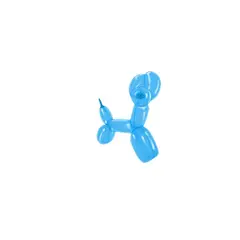 GENERICO - Globos Largos 40pcs 28cm Azul Cielo