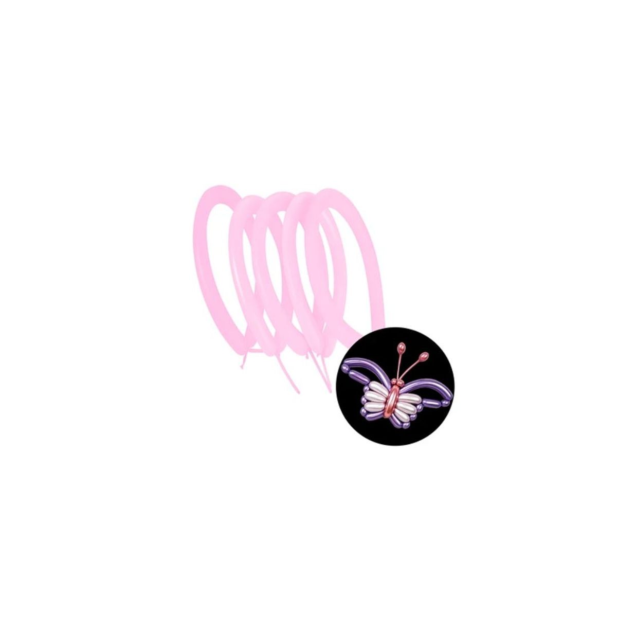 GENERICO - Globos De Látex Largo Fucsia 40pcs 30cm