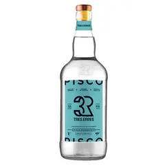 TRES ERRES - Pisco Transparente 40° 1000Cc