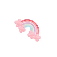 GENERICO - Set De Globos Largo Colores Pastel 32pcs