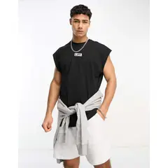 LIFF - Polera Sin Mangas Negra Relax Fit