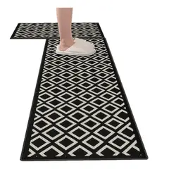 EVERSO - Set 2 Alfombra Cocina Piso Entrada Antideslizant Vario Model