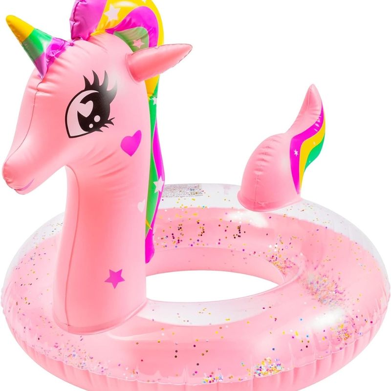 SM - Flotador Unicornio Rosado Piscina Niños Salvavidas SM