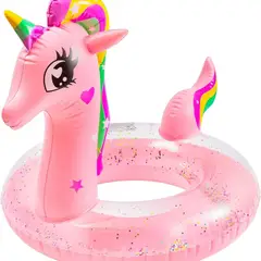 SM - Flotador Unicornio Rosado Piscina Niños Salvavidas