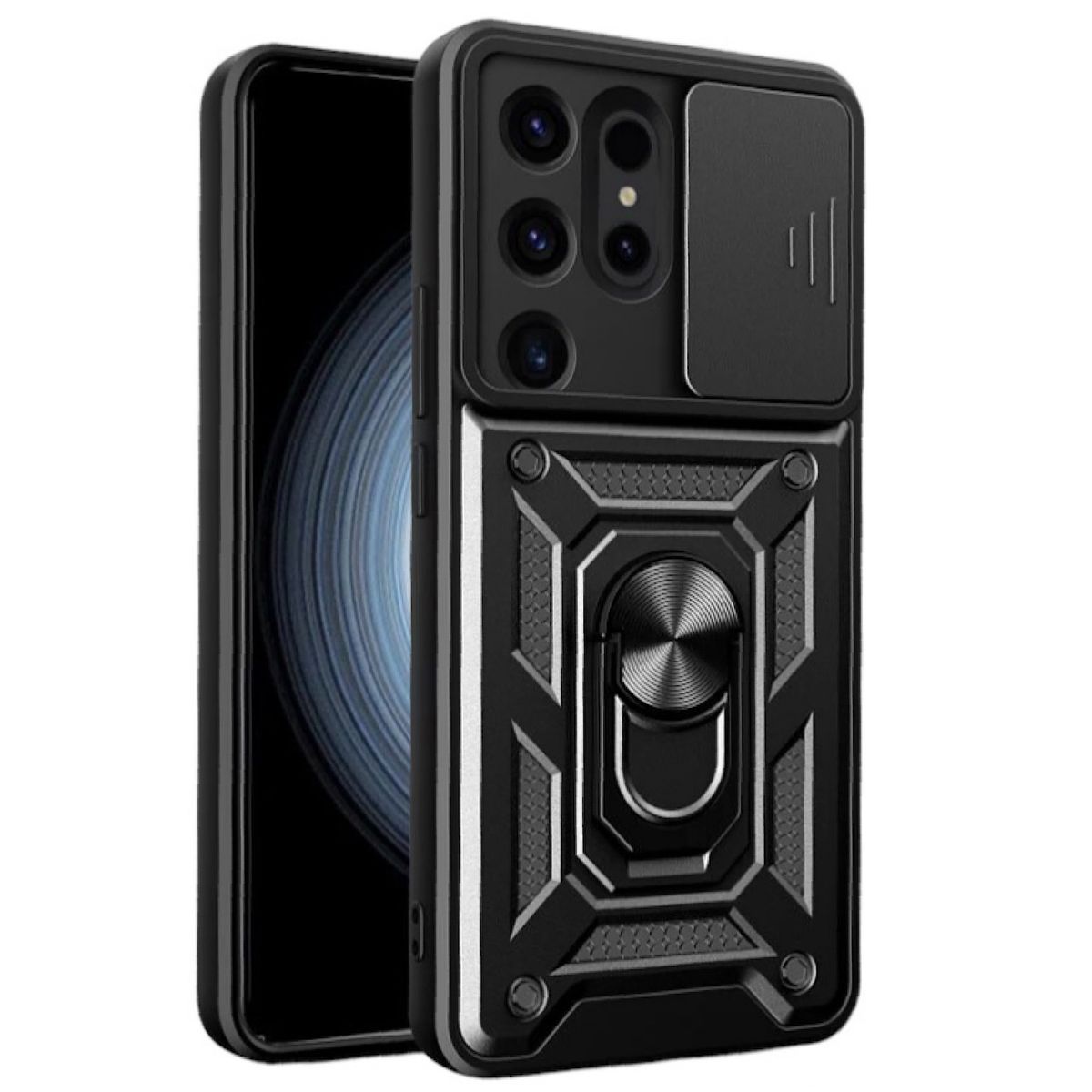 GENERICO - Carcasa Armor Con Anillo Para Samsung S24 Ultra