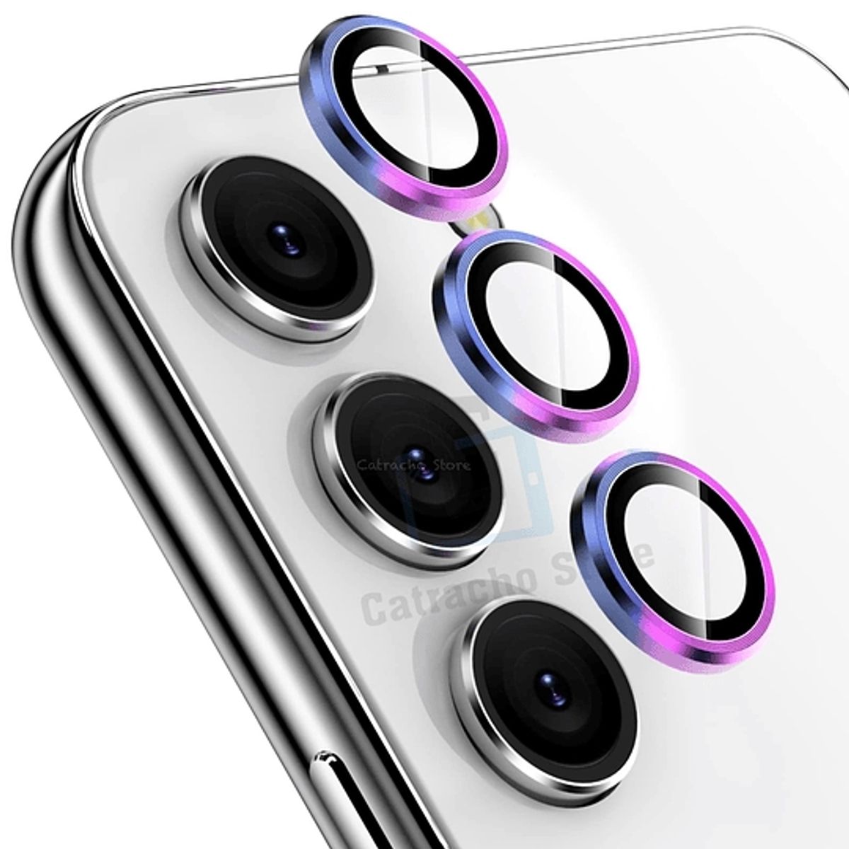 GENERICO - Protector De Lentes Para Samsung S24 Plus - Multicolor