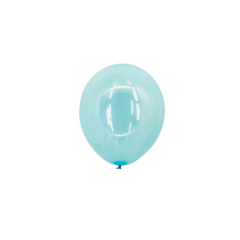 GENERICO - Globo De Látex Azul 6pcs 30cm