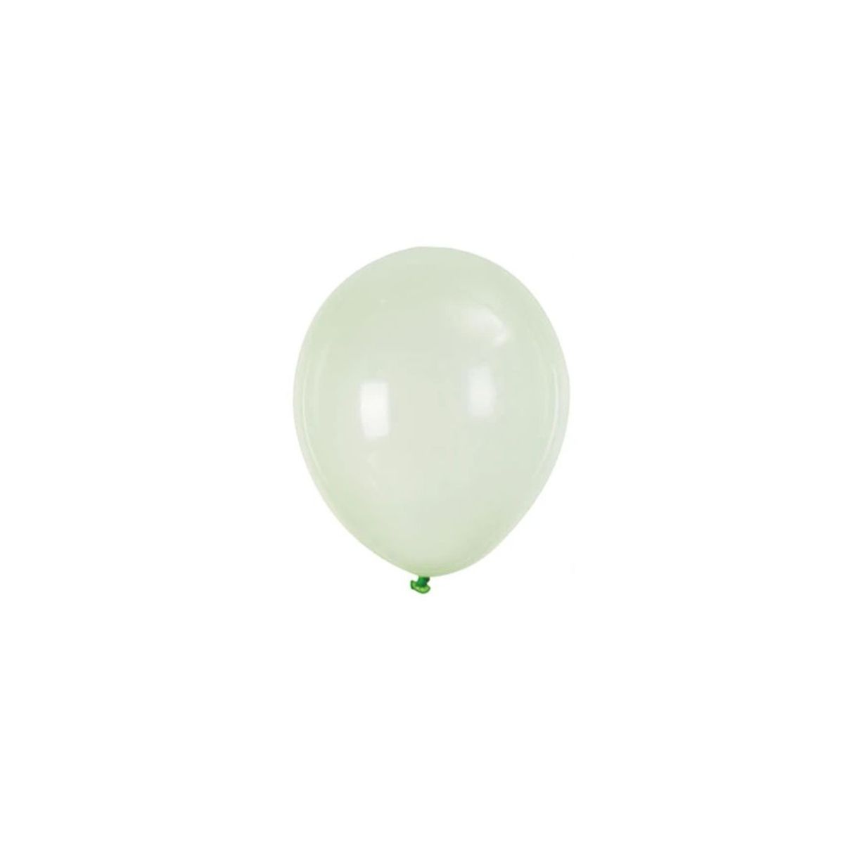 GENERICO - Globo De Látex Verde semi transparente 6pcs 23cm
