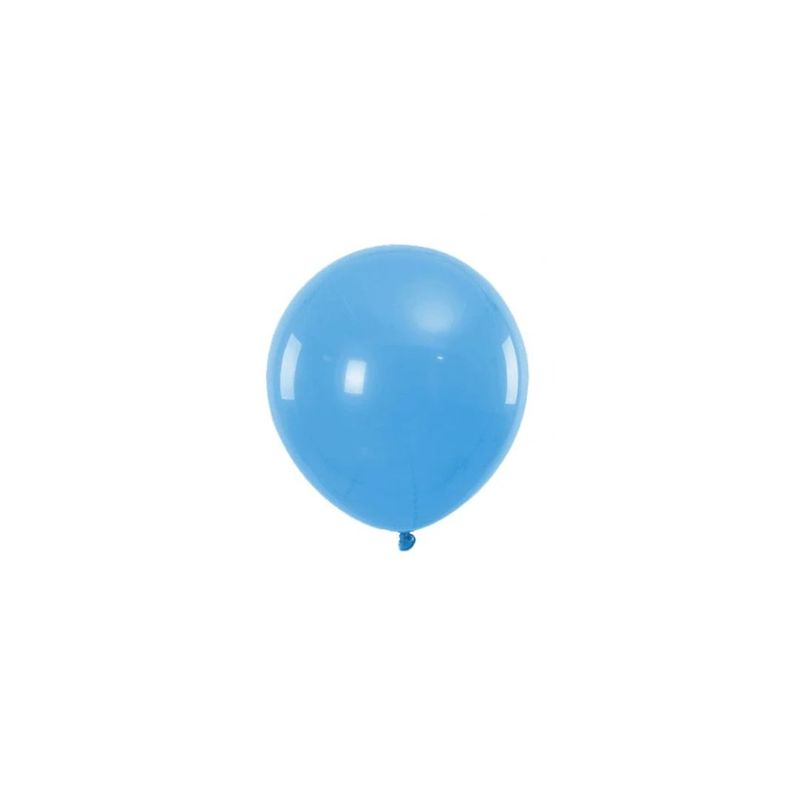 GENERICO - Globo De Látex Color Celeste 12pcs 23cm