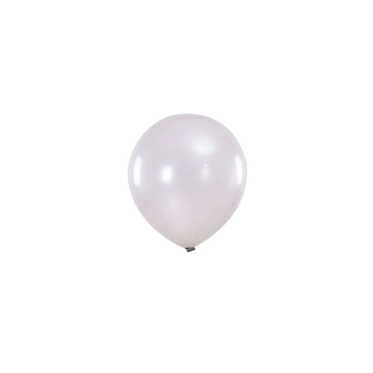 GENERICO - Globo De Látex Color Plateado 12pcs 23cm