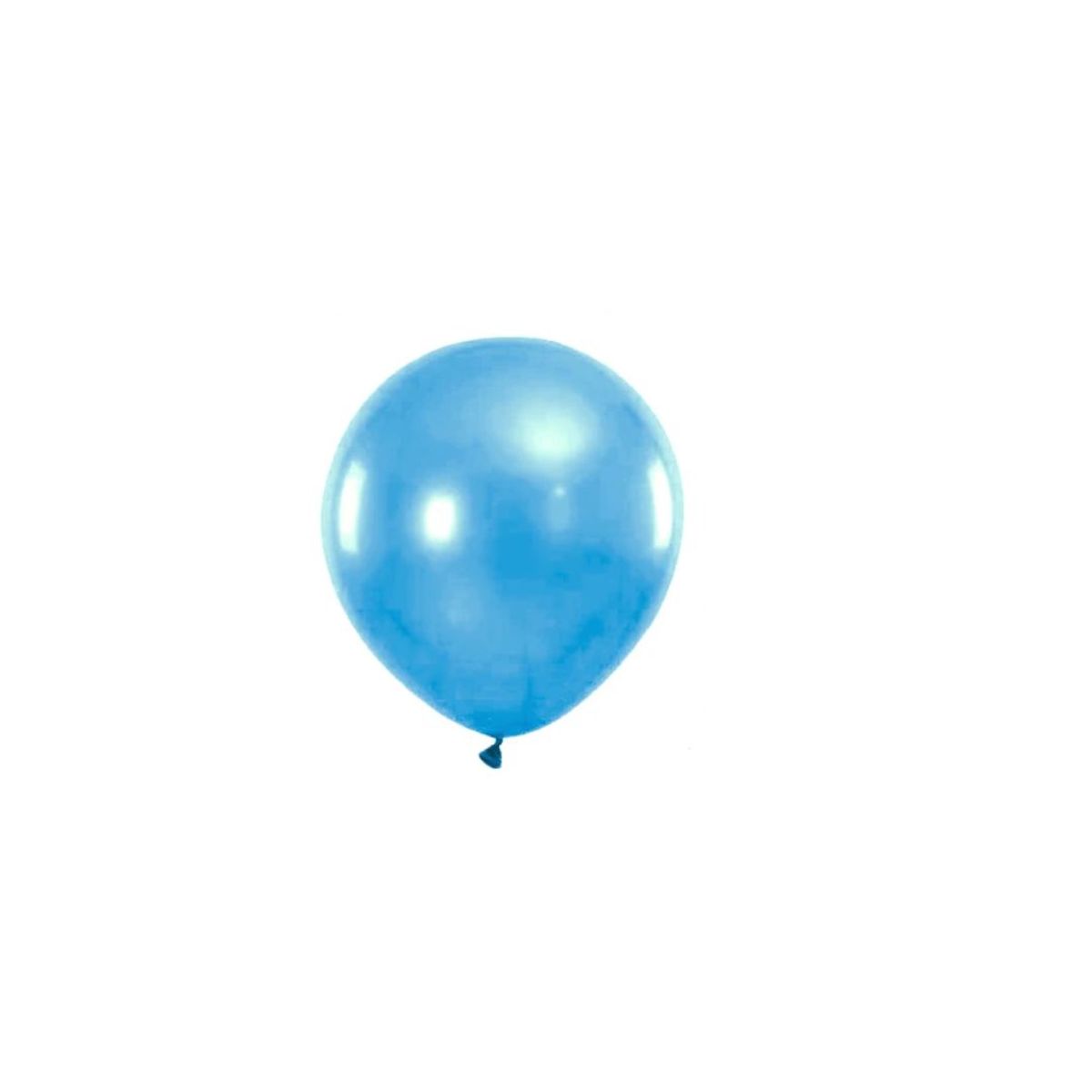 GENERICO - Globo De Látex Color Azul Claro Brillante 12pcs 23cm